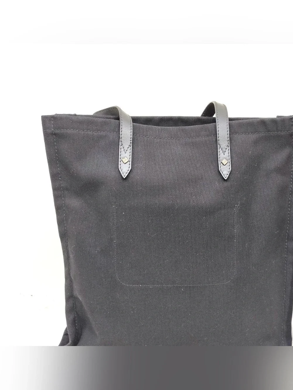 Jimmy Choo Black Canvas Tote Bag